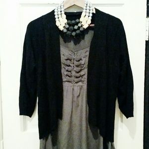 Black cardigan